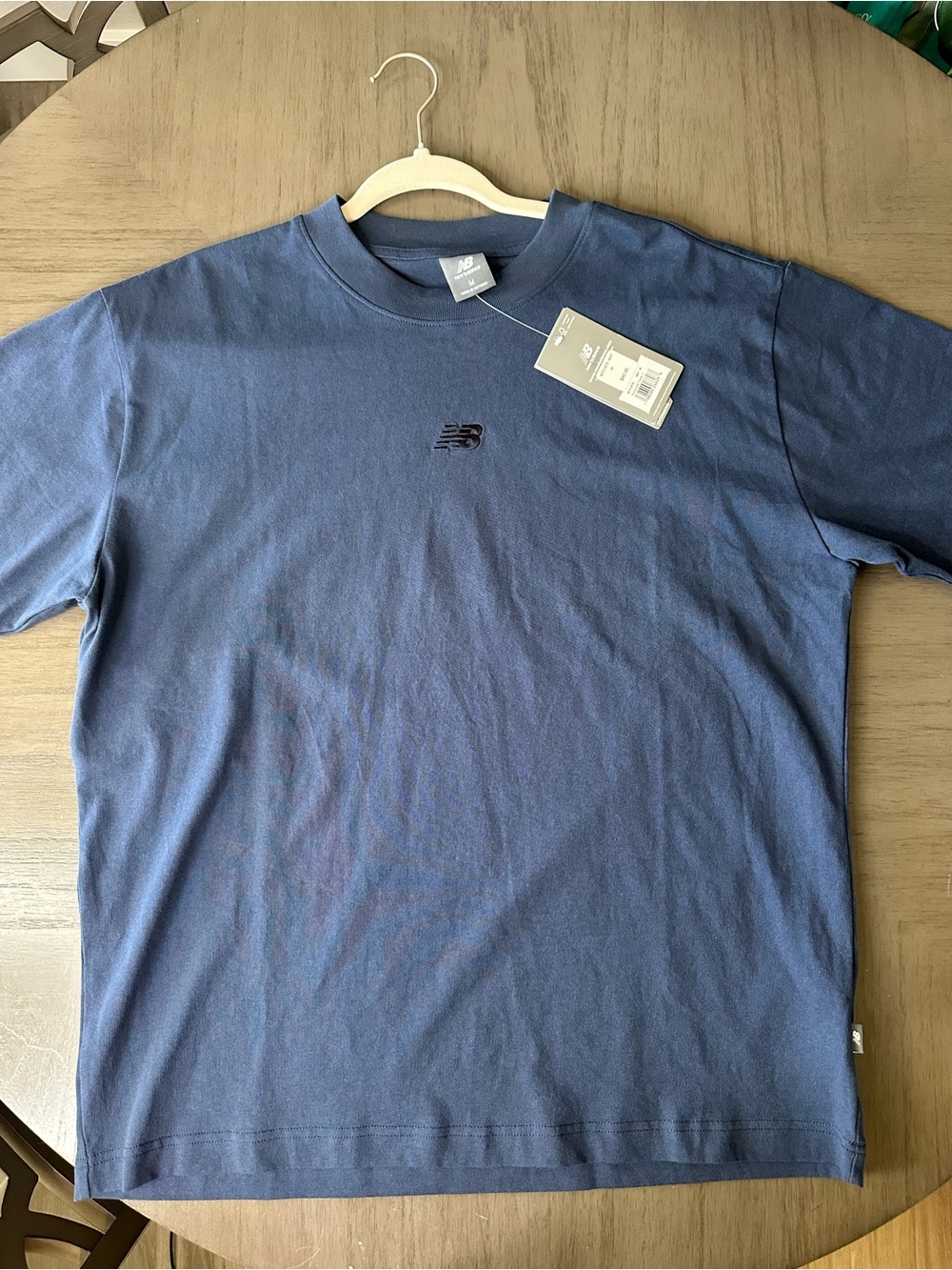 New Balance Men’s Short-Sleeve Crew Tee in Navy Blue